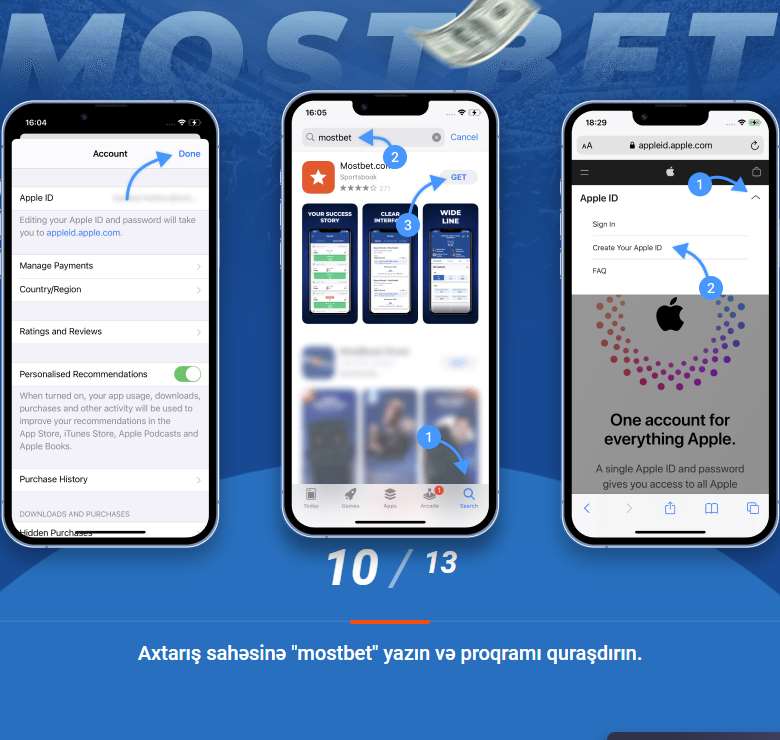 yukle ios mostbet